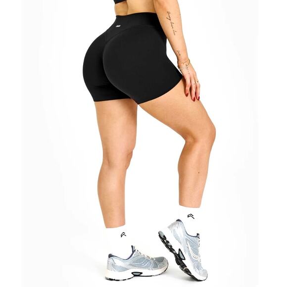 Oner Active Pants - Oner Active Soft Black SoftMotion Shorts 6" Size S
